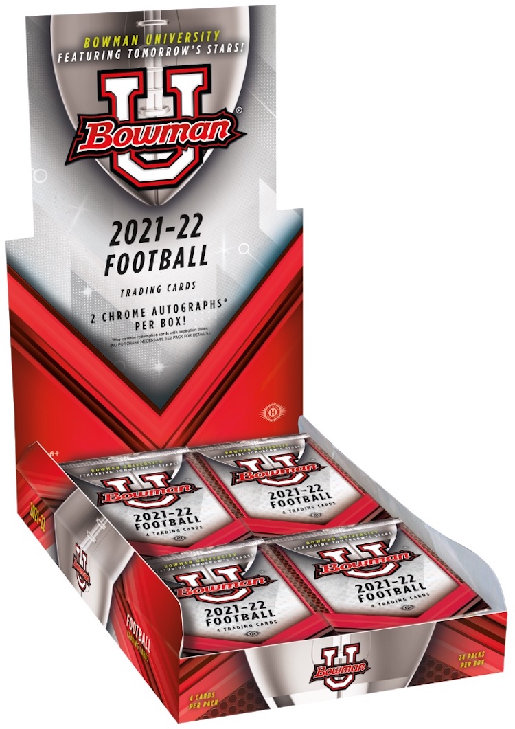 Topps - 2022 Bowman University Chrome Football Blaster Box