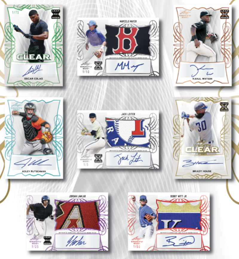 First Buzz: 2021 Leaf Trinity baseball cards / Blowout Buzz