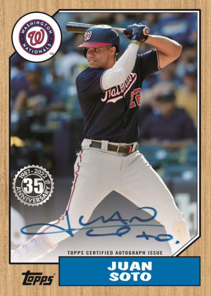 On-Card Auto # to 99 - Juan Soto - 2022 MLB TOPPS NOW® Card