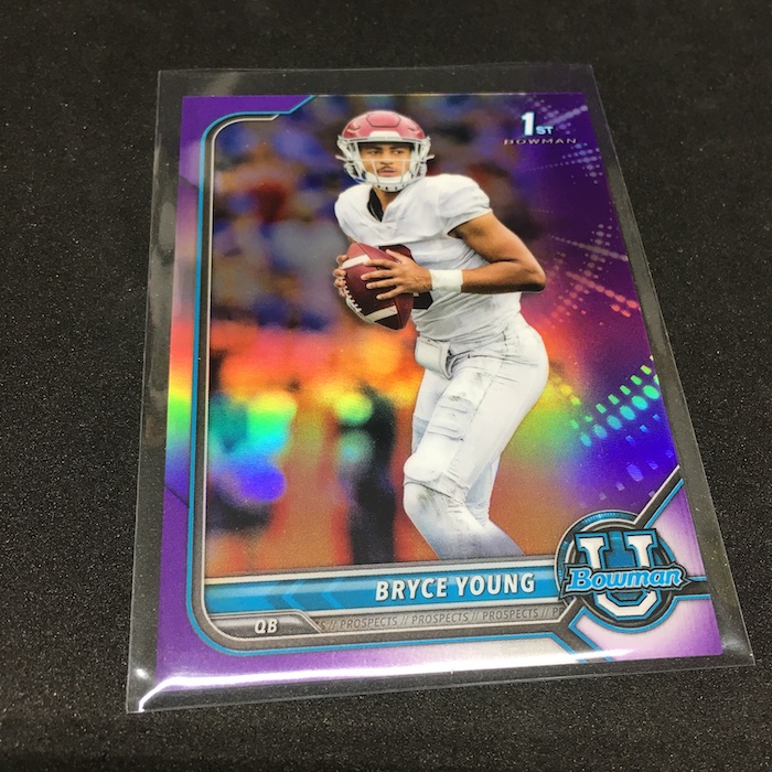 2021-22 Will Levis Bowman University 1ST BOWMAN PINK REFRACTOR ROOKIE