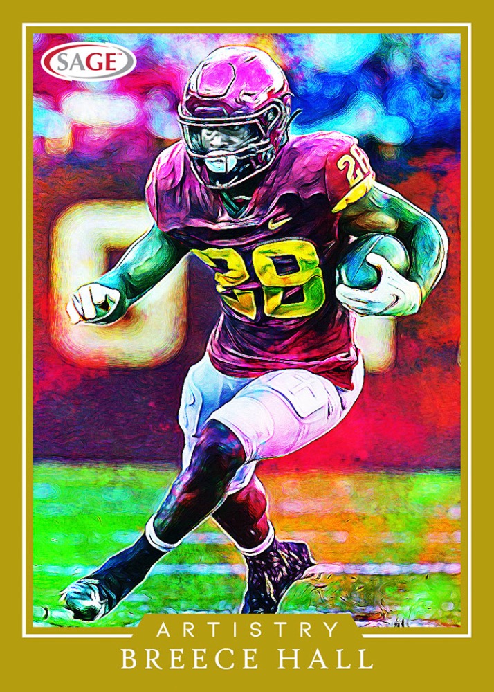 First Buzz 2022 SAGE Artistry football cards / Blowout Buzz