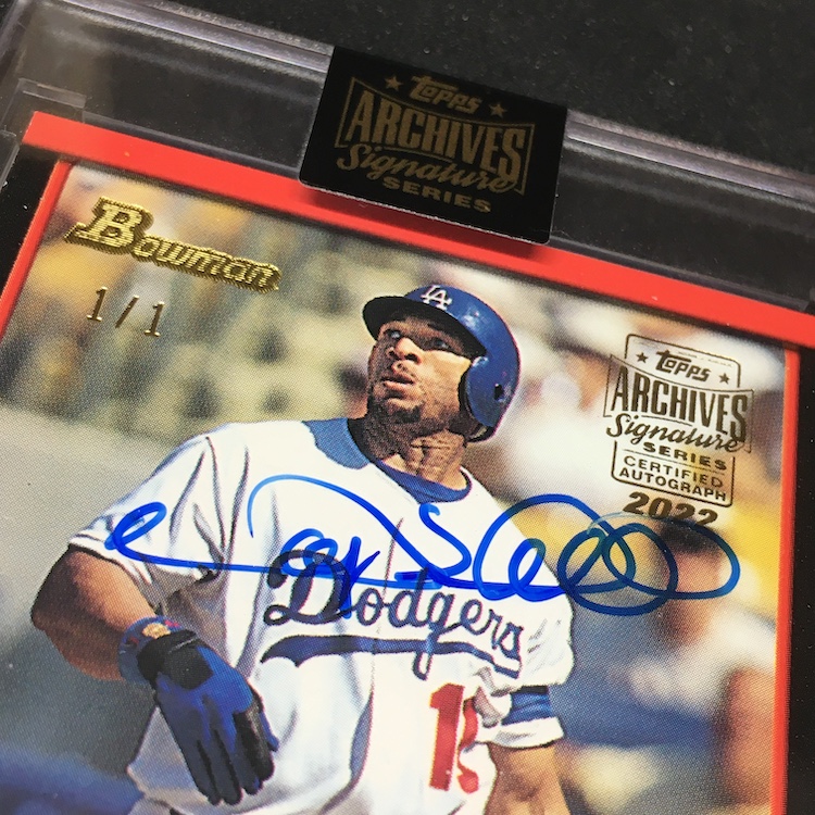 2022 Topps Archives Signature Retired Andre Dawson Buyback Auto 1/1