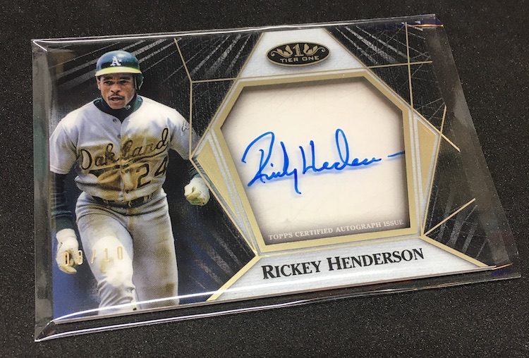 Rickey Henderson Rookie Card / Blowout Buzz