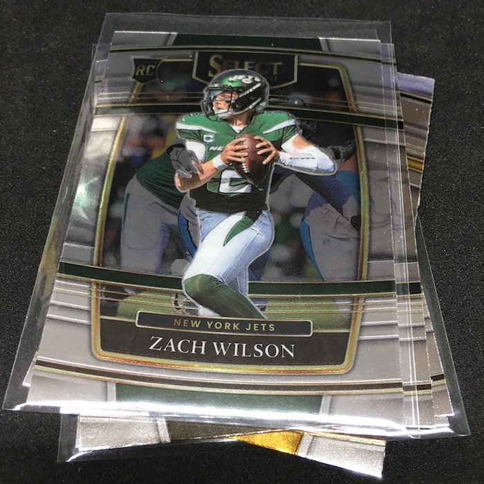 Zach Wilson 2022 Panini Chronicles Flux Base Rookie Card RC New York Jets