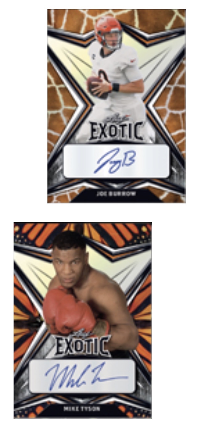 First Buzz: 2022 Leaf Exotic sports cards / Blowout Buzz