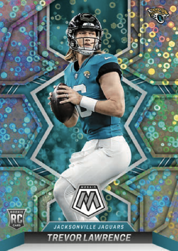 Josh Allen 2020 Mosaic Football Card Green Prizm Jacksonville Jaguars