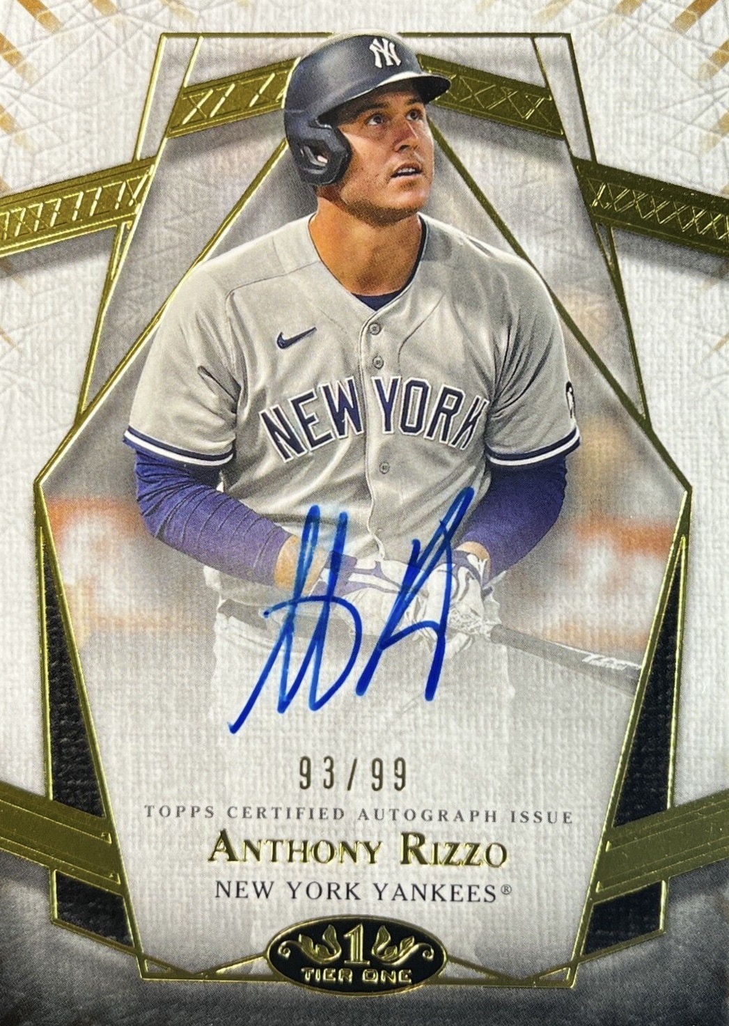 Anthony Rizzo New York Yankees Autographed 8 x 10 2022 Opening