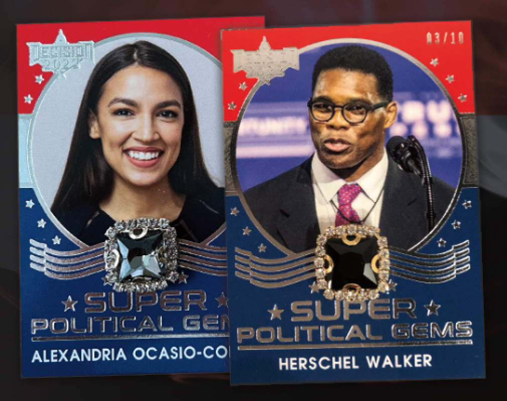 First Buzz Decision 2022 political trading cards / Blowout Buzz