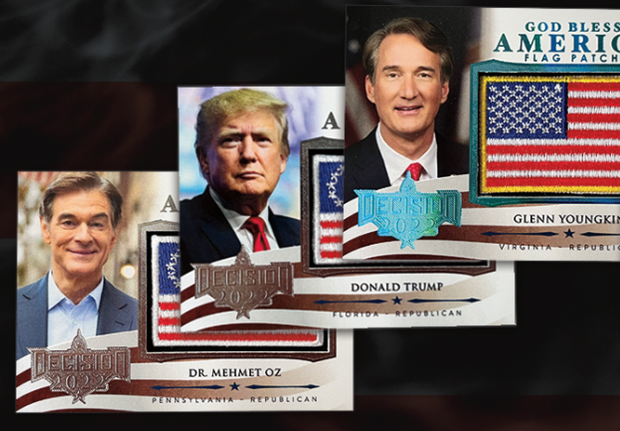 First Buzz Decision 2022 political trading cards / Blowout Buzz