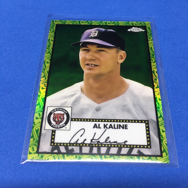  2022 Topps Chrome Platinum Anniversary Refractor Green