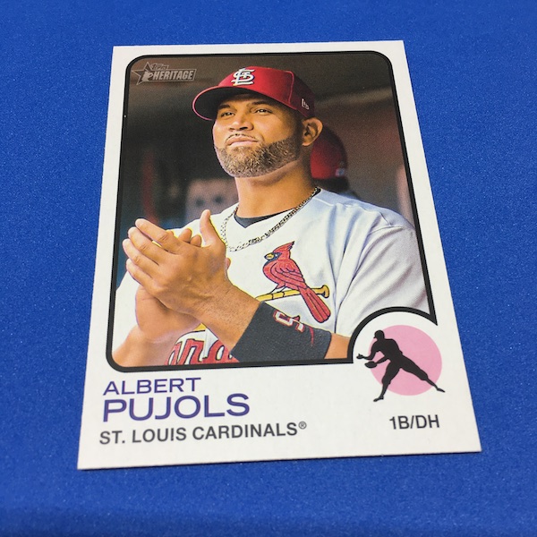 Sold at Auction: 2023 TOPPS ALBERT PUJOLS JERSEY CARD (HM)