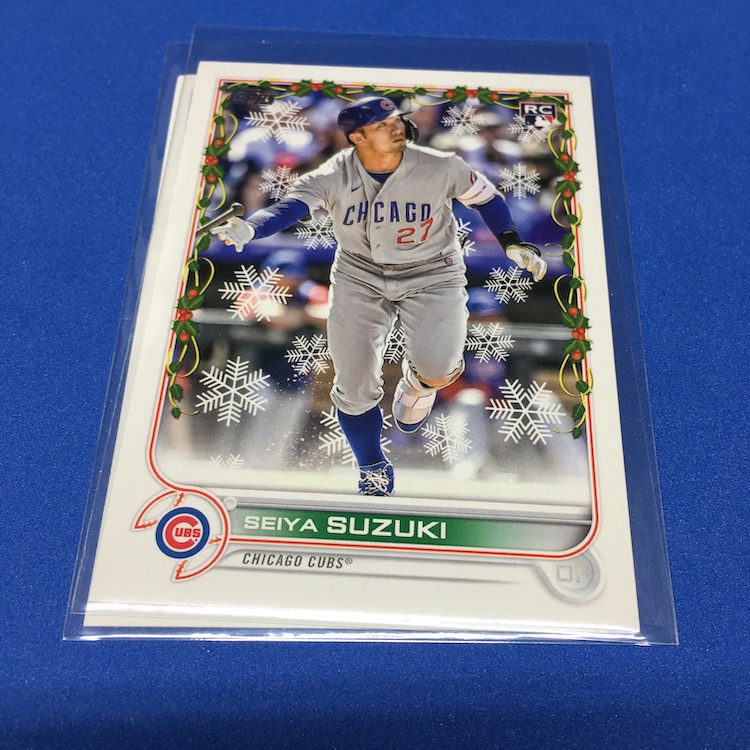 Julio Rodriguez 2022 TOPPS ROOKIE RC HOLIDAY SNOWFLAKE