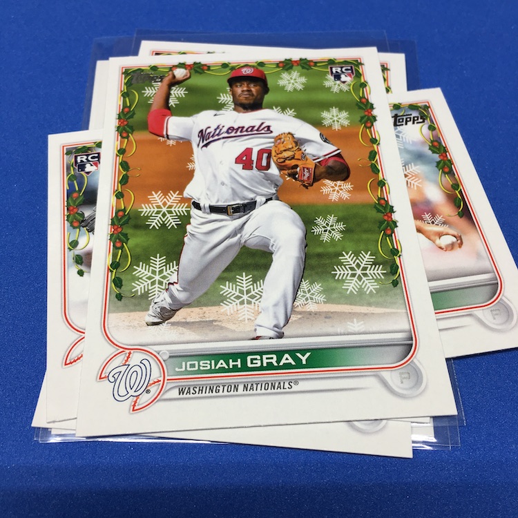 2022 Topps Holiday Julio Rodriguez Rookie Jersey Relic Memorabilia Mariners  RC