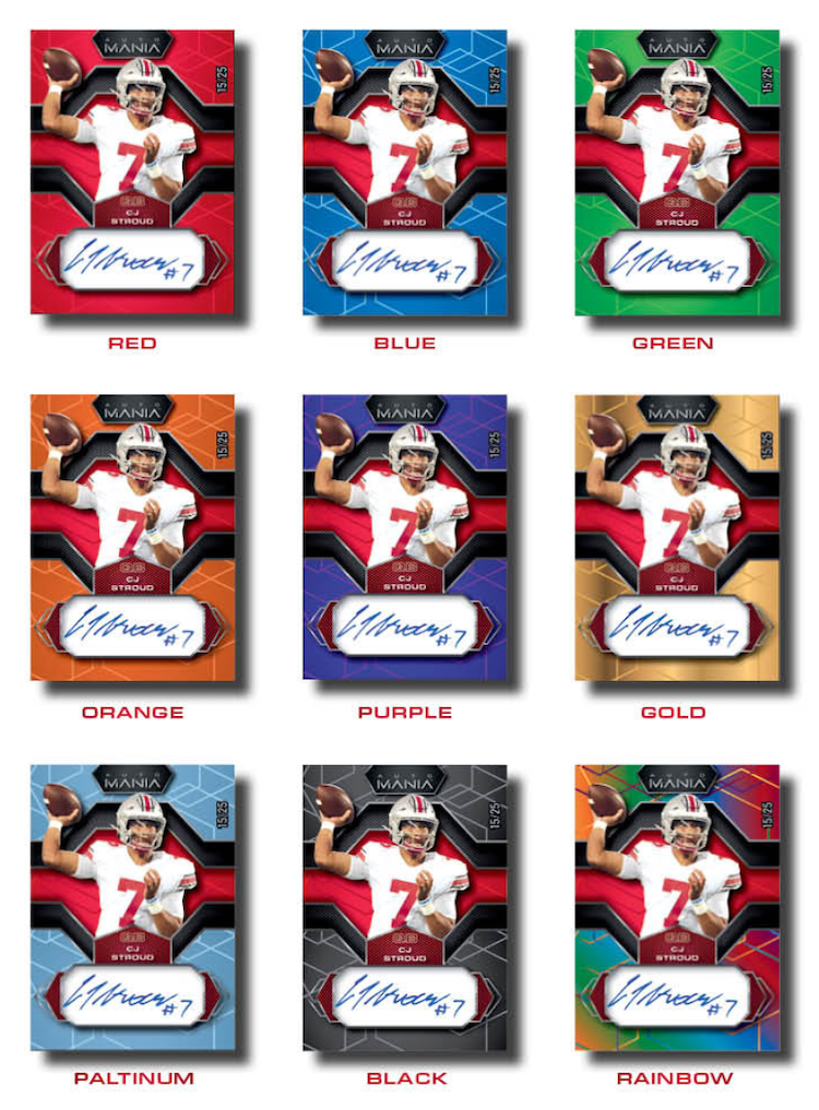 2022 Wild Card Auto Mania Pro Look Football Retail Edition Box 4 Autographs  Per Box