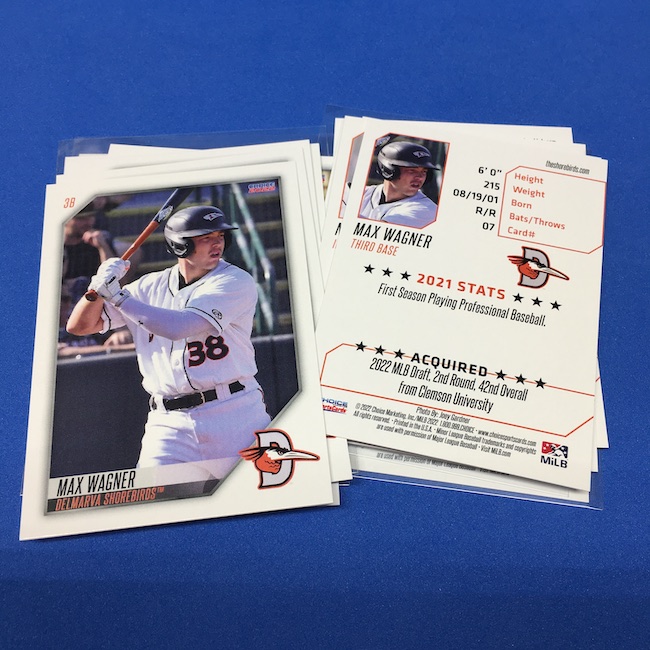 Buzz Break: 2022 Choice Delmarva Shorebirds MiLB team sets