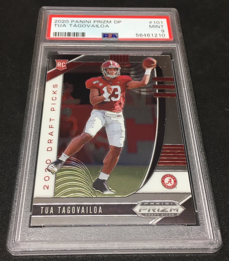 TUA ROOKIE CARD - TAGOVAILOA RC PANINI Chrome FOIL - TRUE RC