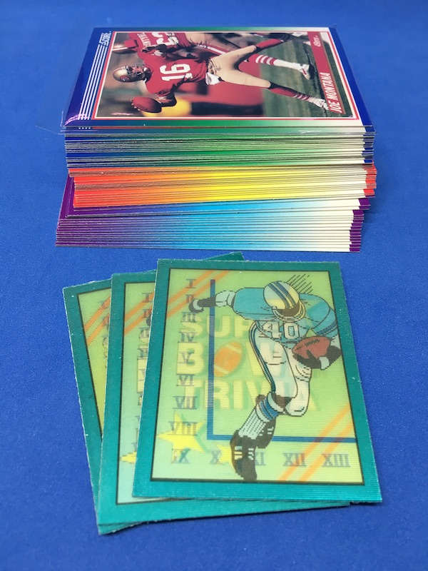 Buzz Break: 1990 Score Series 1 football cards (three packs) / Blowout Buzz