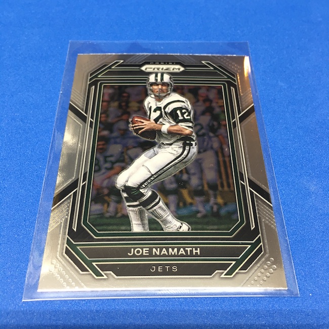 2022 Panini Mosaic Joe Namath Silver Prizm JETS