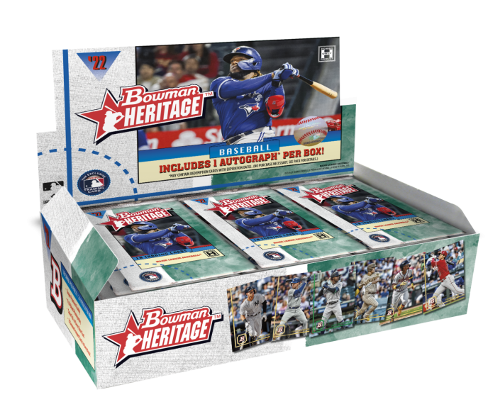 First Buzz: 2021 & 2022 Bowman Heritage baseball cards / Blowout Buzz