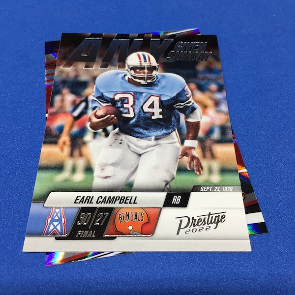 Earl Campbell 2022 Panini Prestige Living Legends # LL-14 Insert