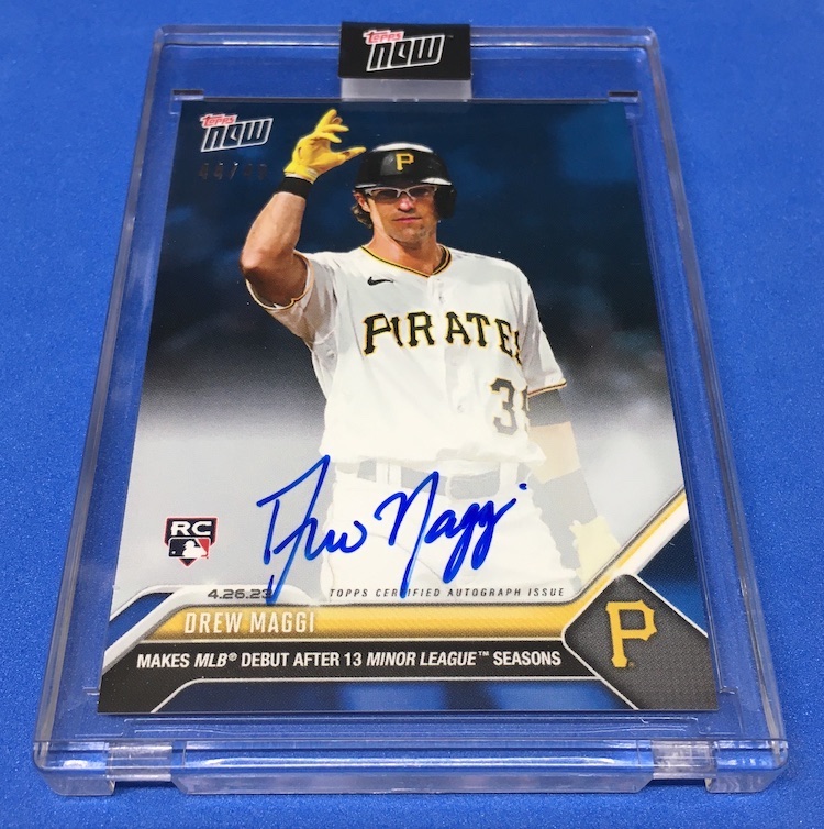 Pirates send Drew Maggi back to minors, but not before first MLB hit