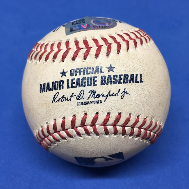 Collecting Game-used: Michael Harris didn't get piece of this / Blowout ...