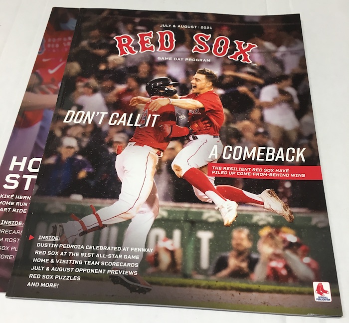 Red Sox Game Day Program