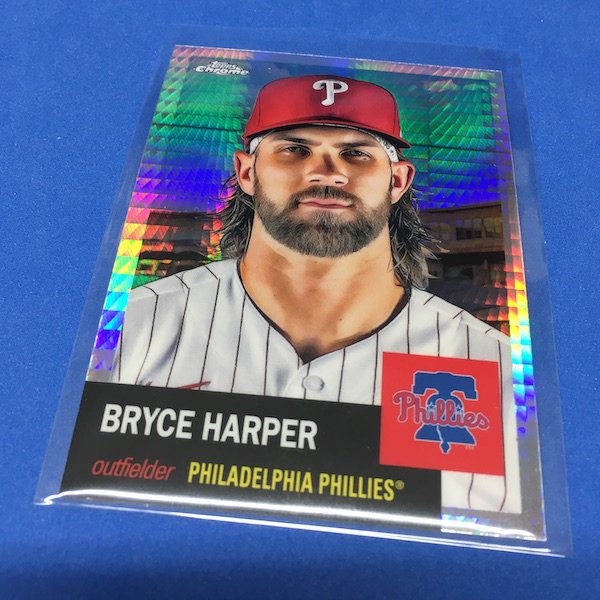 Bryce Harper 2020 Topps Chrome Philadelphia Phillies Baseball Card