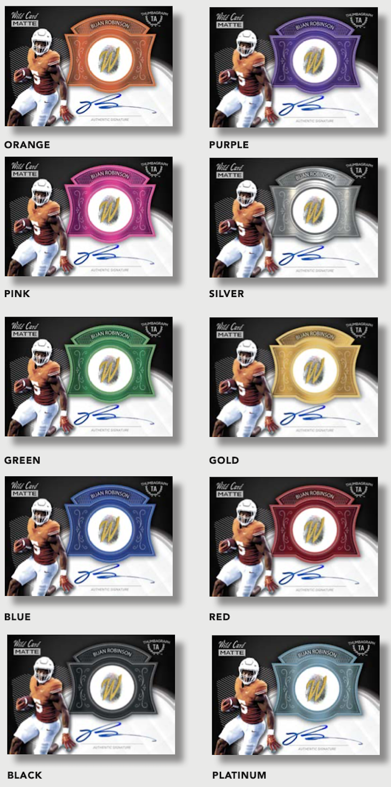 First Buzz: 2022 Wild Card Matte football cards / Blowout Buzz