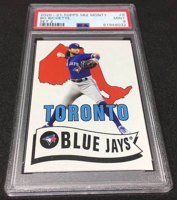 factory buy online Bo Bo Bichette Autographed Topps 2020 Topps Chrome  Chrome Bichette Toronto Blue Rookie Card PSA Blue PSA MINT Jays Jays 