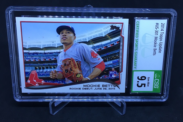 Sold at Auction: 2014 Topps Mookie Betts Rookie
