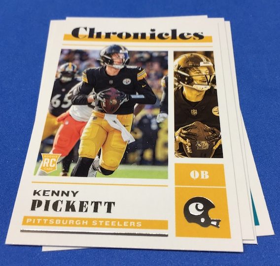 NFL Panini 2022 Chronicles Draft Picks Football Trading Card BLASTER Pack  (Look For Brock Purdy Rookie Card!)