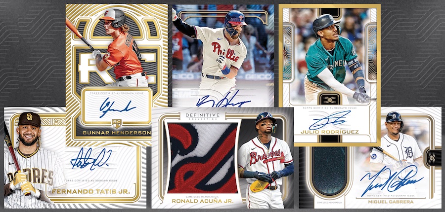 First Buzz: 2023 Topps Definitive Collection baseball cards