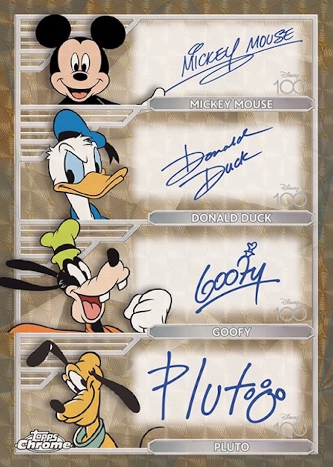 First Buzz 2025 Topps Disney 100 Chrome trading cards / Blowout Buzz