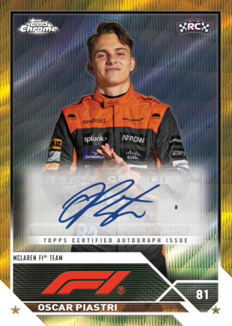 First Buzz 2023 Topps Chrome Formula 1 Racing Cards Blowout Buzz