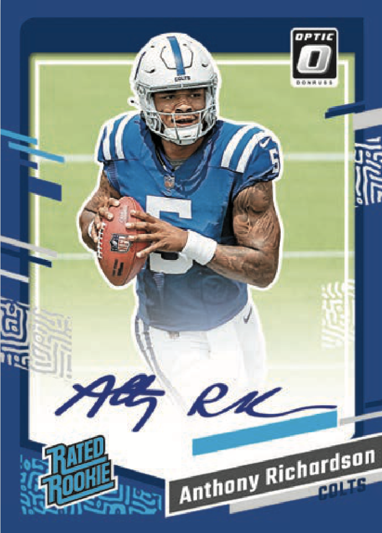 First Buzz 2023 Donruss Optic football cards / Blowout Buzz