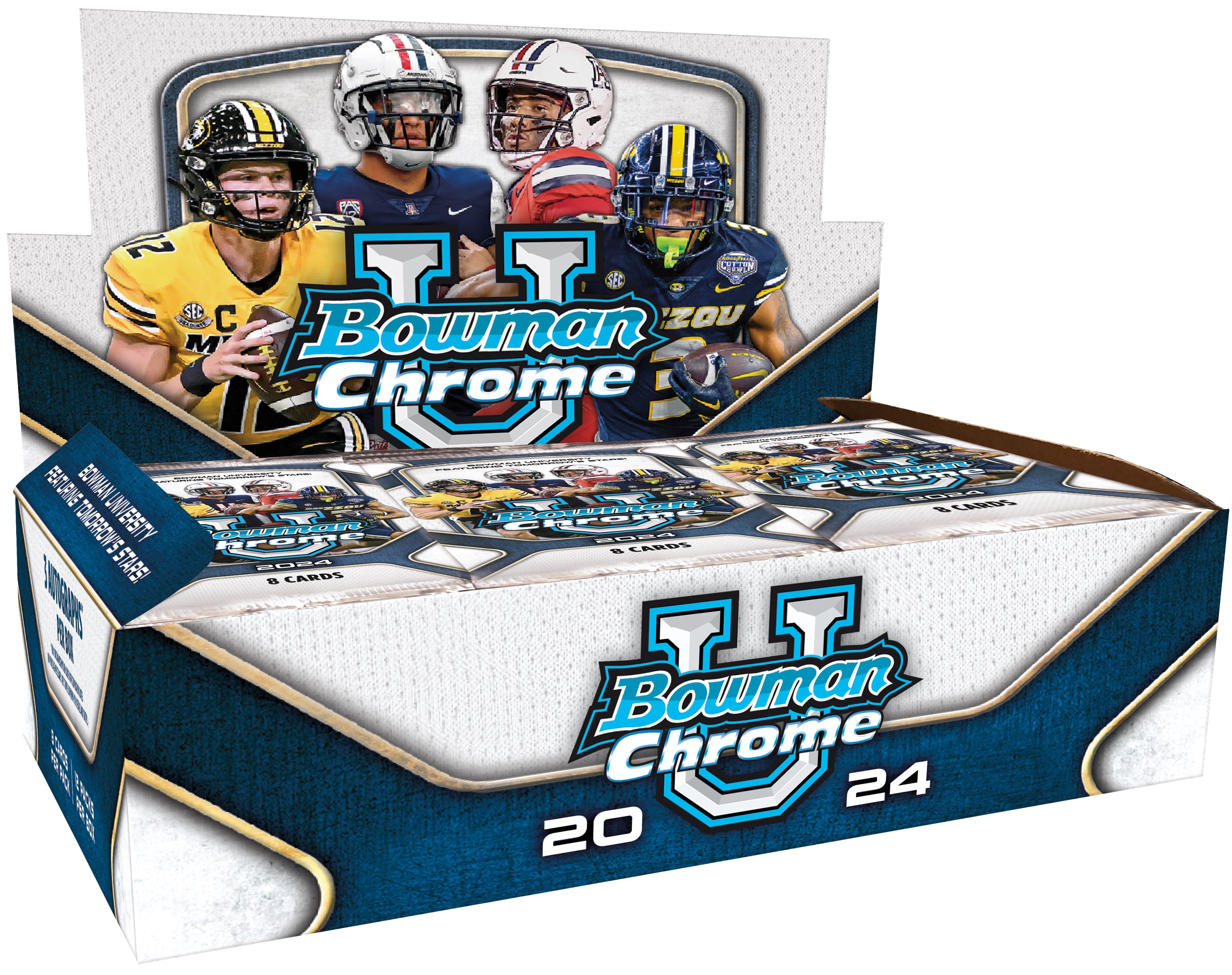 First Buzz 2024 Bowman Chrome University football cards / Blowout Buzz