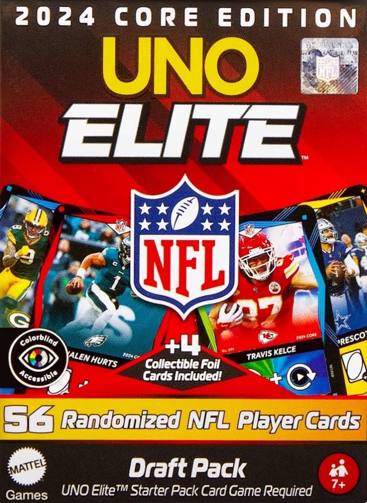 Buzz Break 2024 Mattel UNO Elite NFL (Draft Pack) / Blowout Buzz