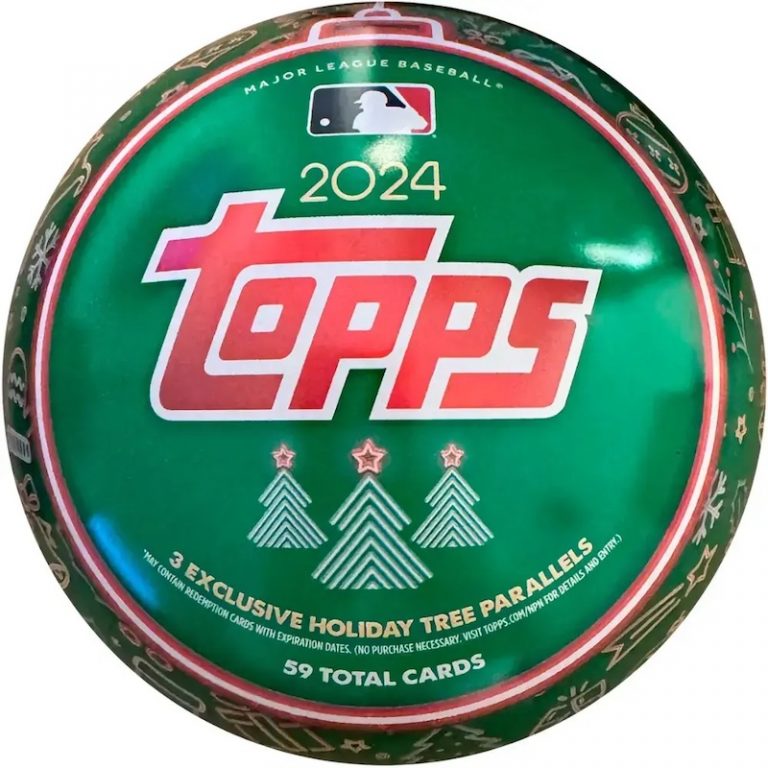 Buzz Break 2024 Topps Holiday baseball cards tin / Blowout Buzz