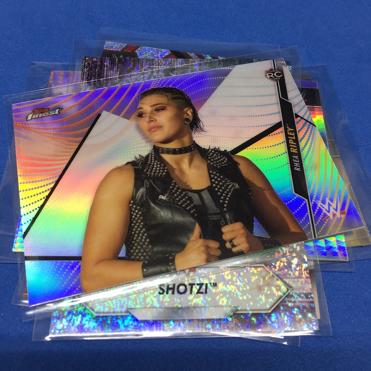 WWE Topps Autograph store lot Rhea Ripley, Kurt Angle, Bret Hart,Ricky steamboat, Cole